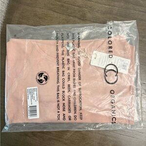 Colored Organics Pink Kids Sweatshirt